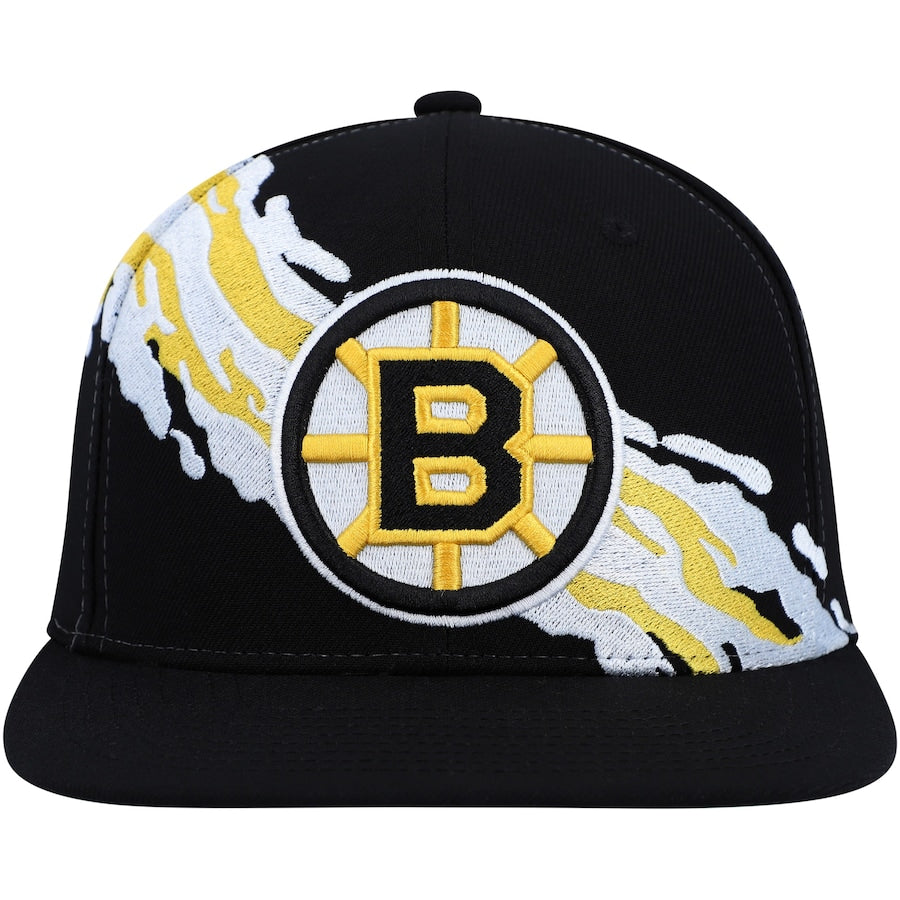 SH22087 - Bruins Vintage paintbrush SnapBack