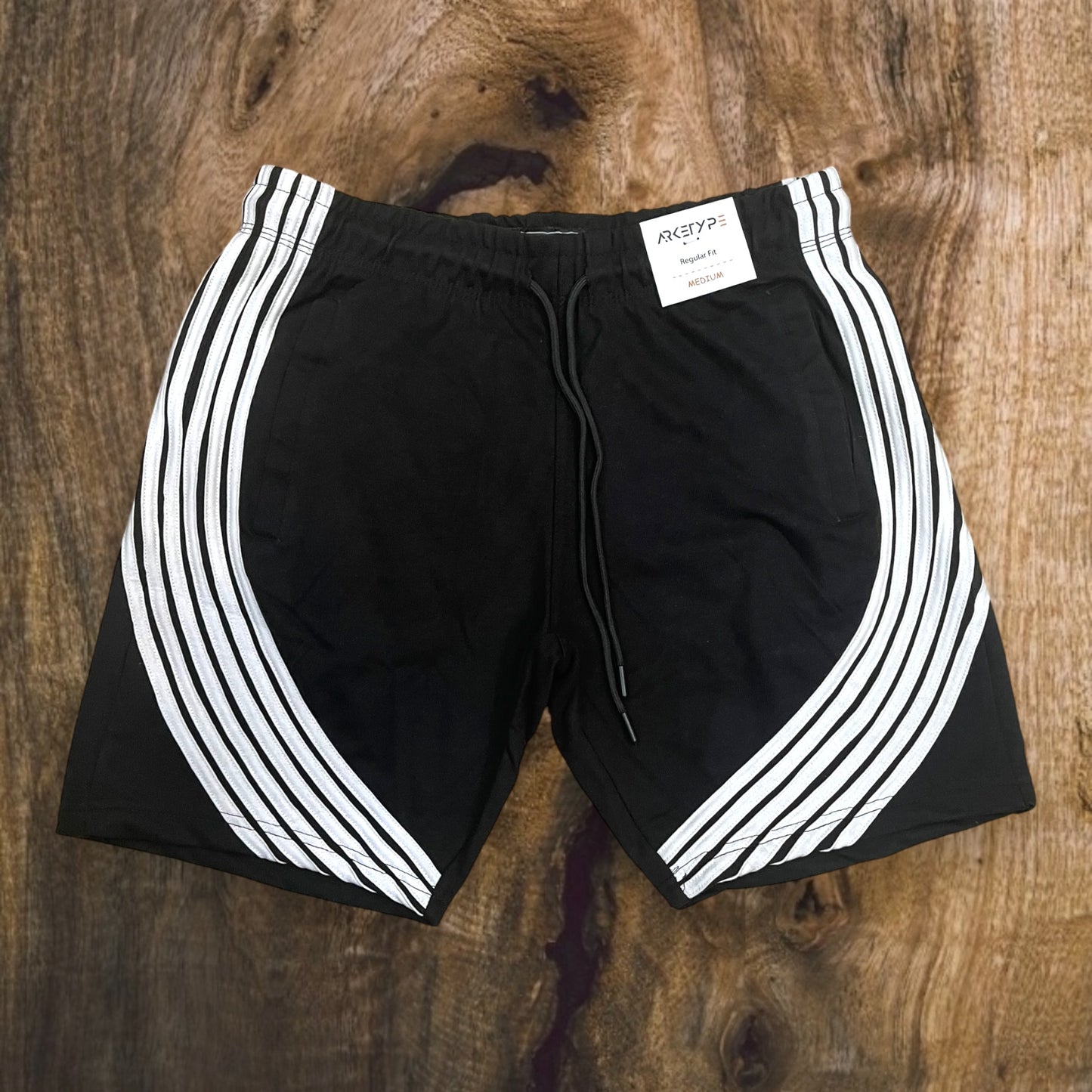 S533 - Stripe French Terry Shorts