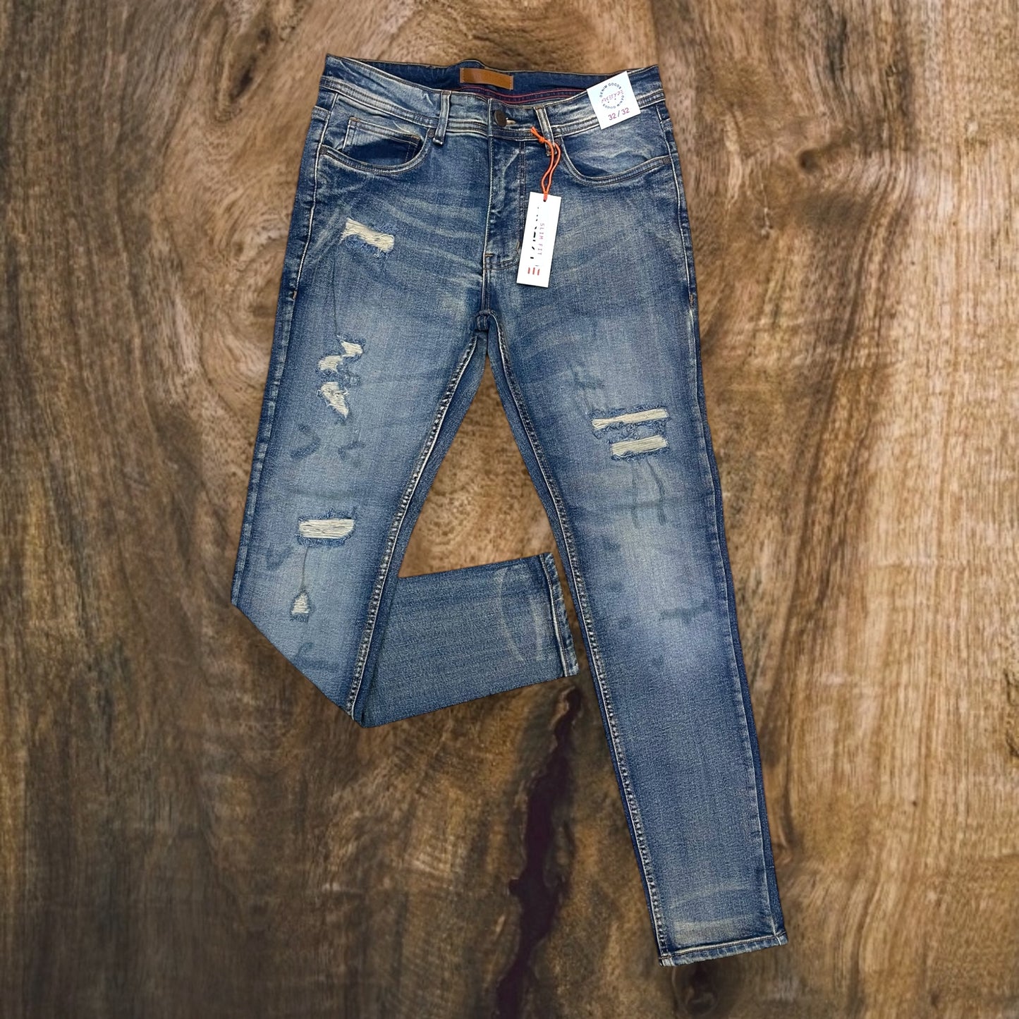 P501 - Houston Ripped Slim-Fit Stretch Jeans