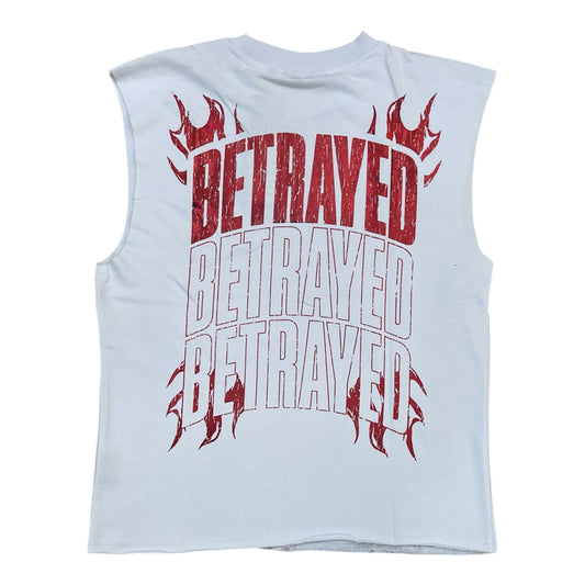 610-11022 - Divine Foil Sleeveless with Rhinestones Graphic T-Shirt