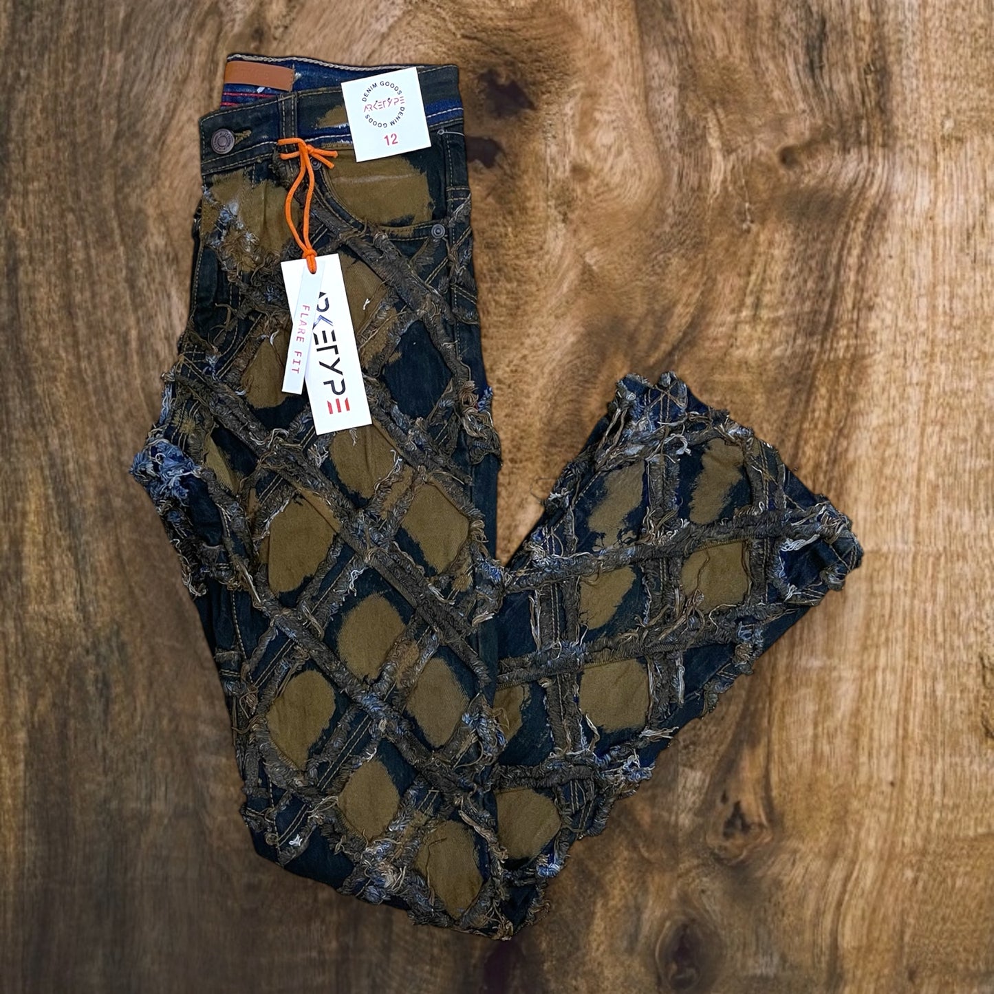 P525K - Boy's/Kids Cross Roads Stacked Flare Jeans