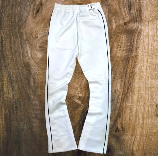 100-470 - Track Stacked Fit Pants (Cream)