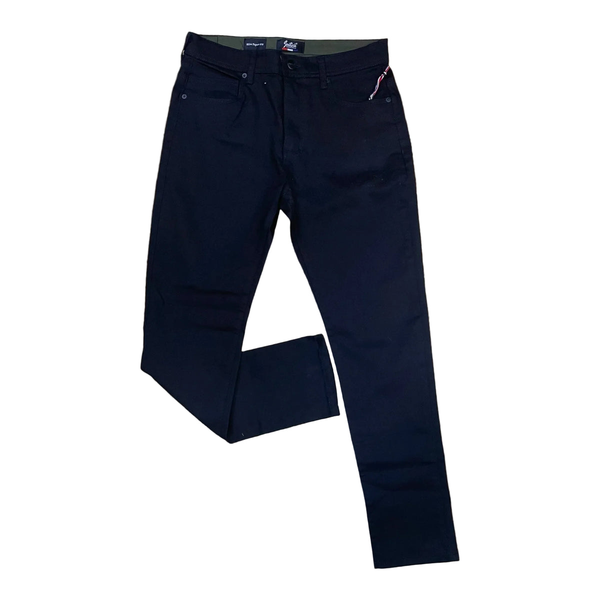 Switch SS3560 Span Twill Casual Slim-Fit Stretch Pants in black