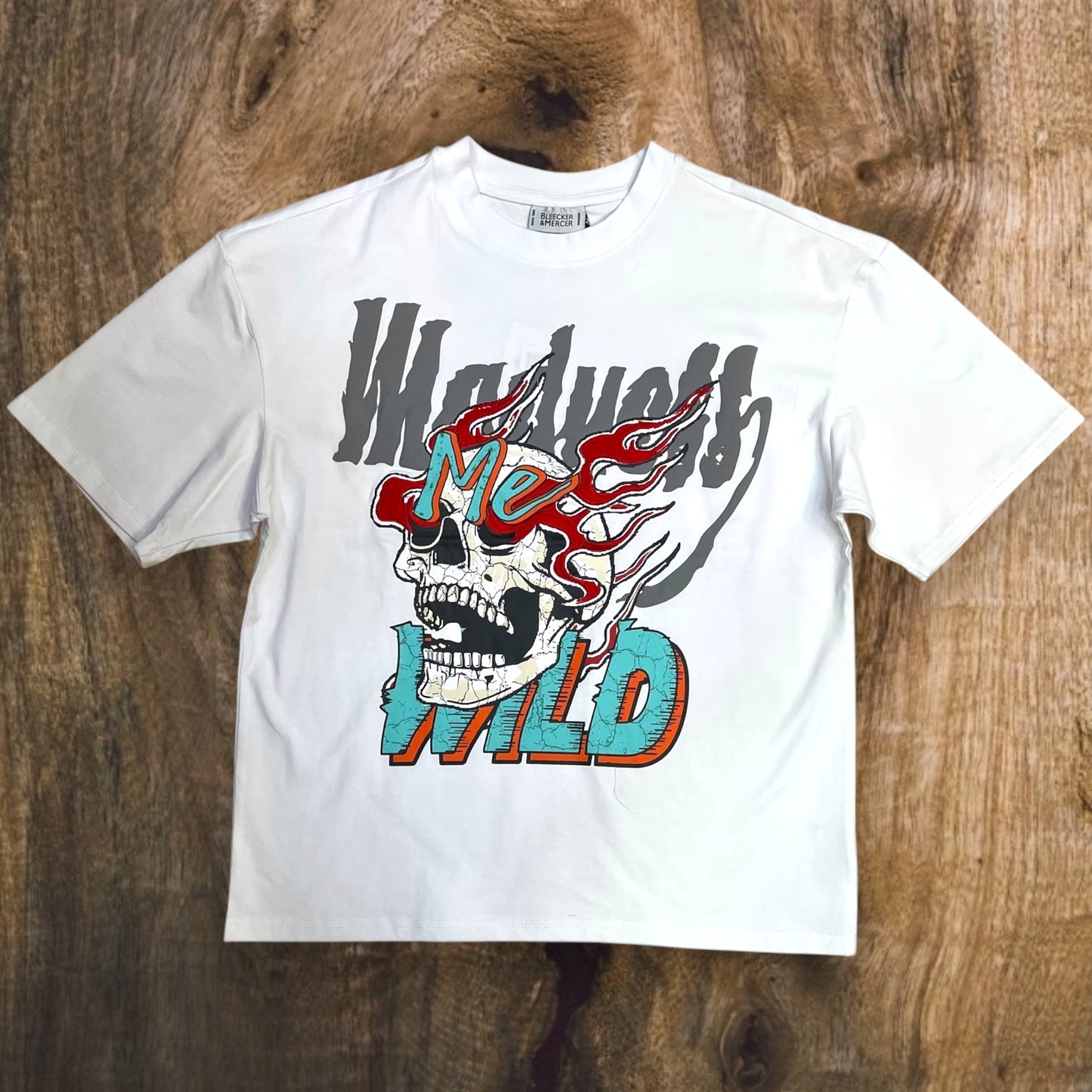 T2519 - Madness Me Wild Drop Shoulder T-Shirt