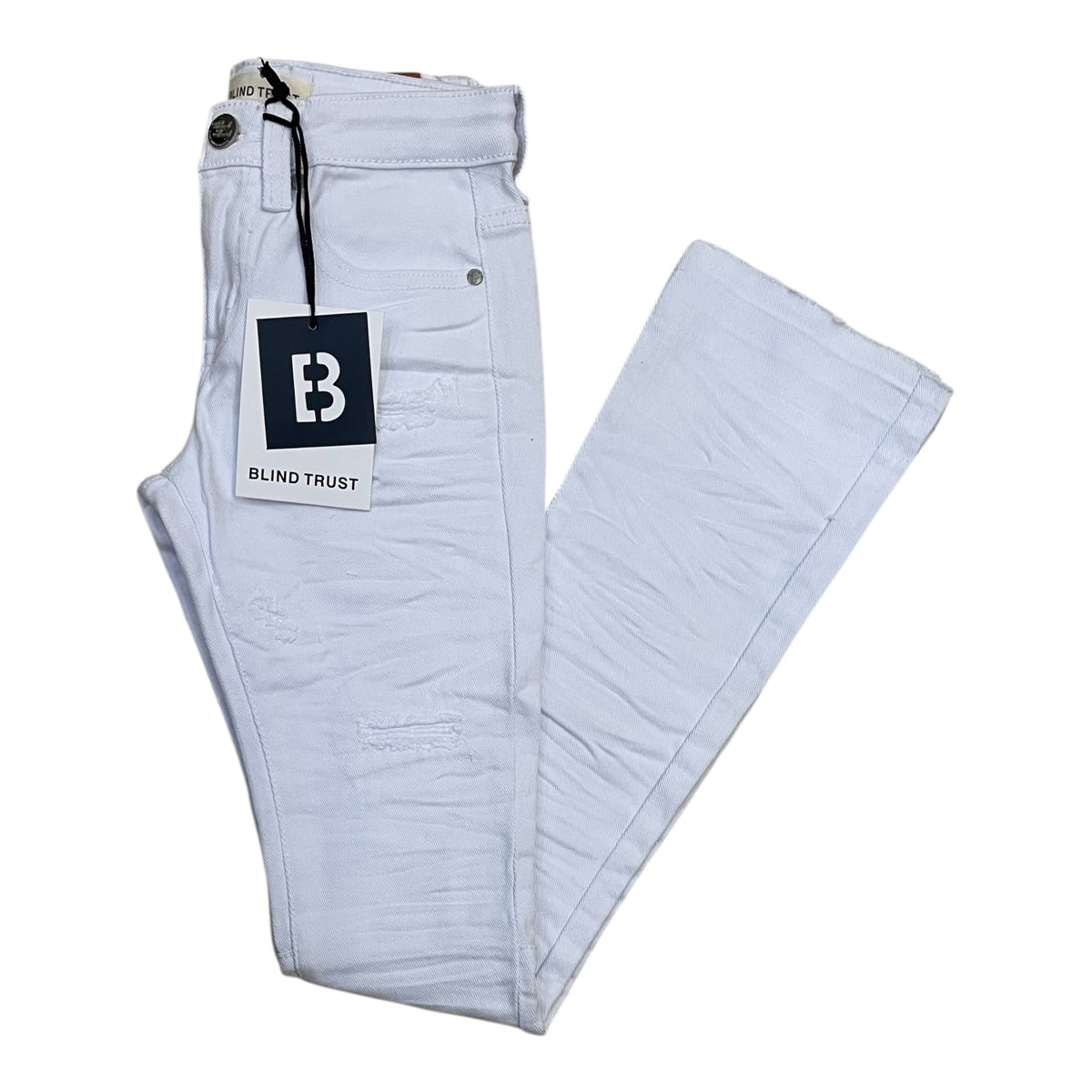BTP25271K - Boy's/Kid's Rip & Repair Stacked Flare Jeans