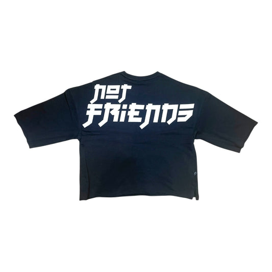 SW5119 - Make Money Not Friends Graphic Cropped Top T-Shirt