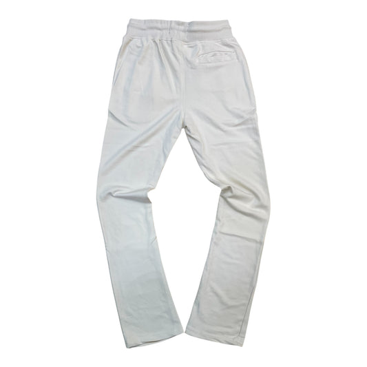 P569 - Cozy Core French Terry Fleece Stacked Pants