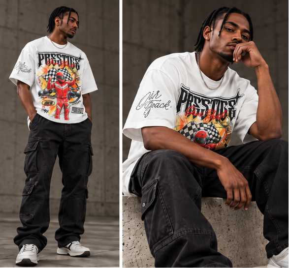 WH-KR615 - Prestige with Rhinestones Graphic T-Shirt