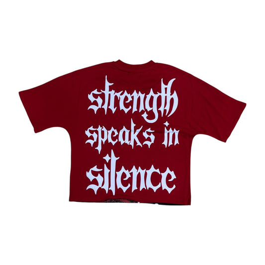 SB1613 - Silent Guardians with Rhinestone Cropped Top