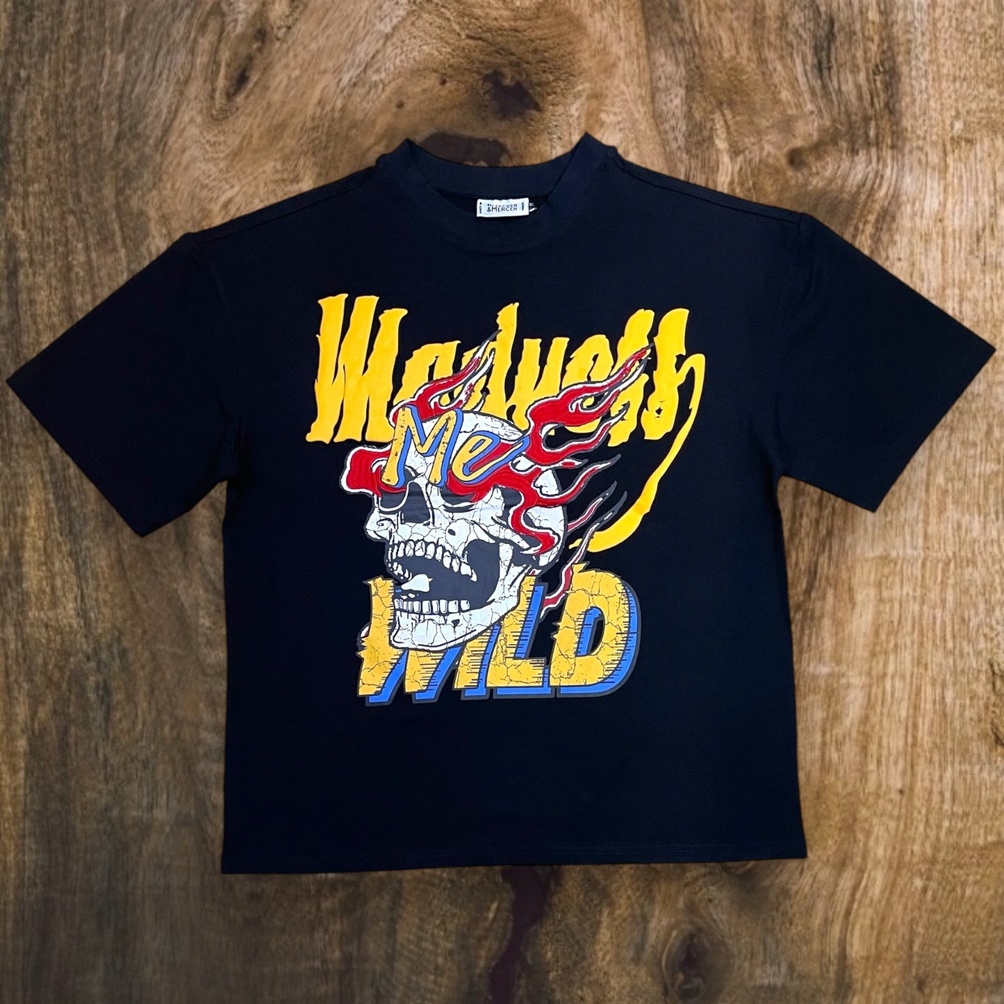 T2519 - Madness Me Wild Drop Shoulder T-Shirt