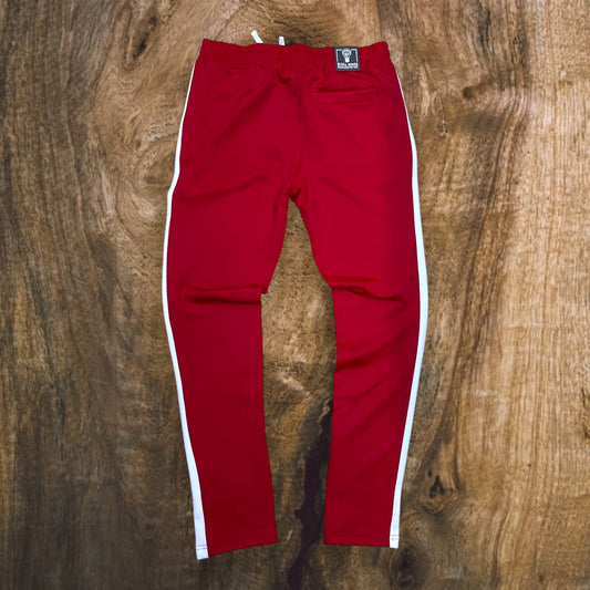 100-401 - Men's Track Pants (Red/White)