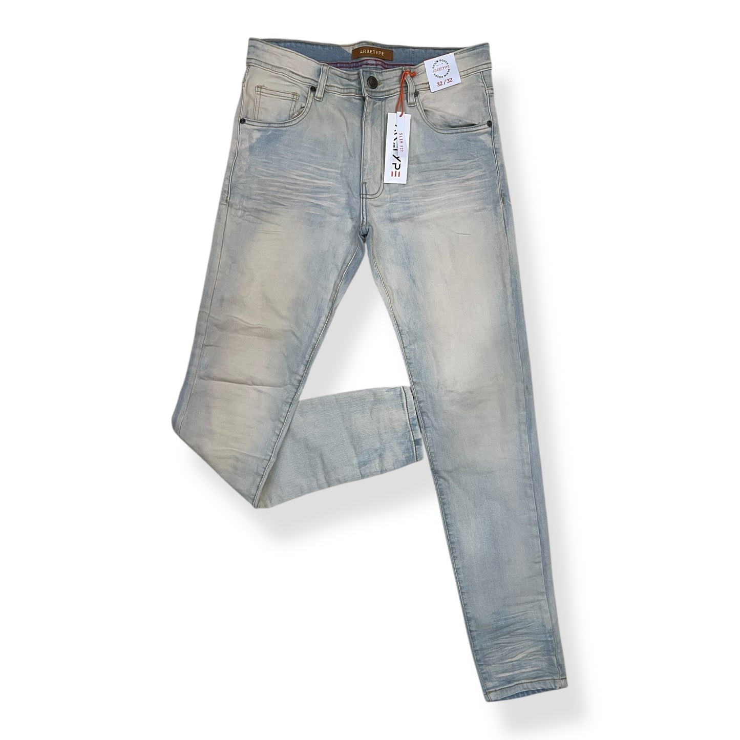 PC05 - Core Washed Clean Look Slim-Fit Stretch Jeans
