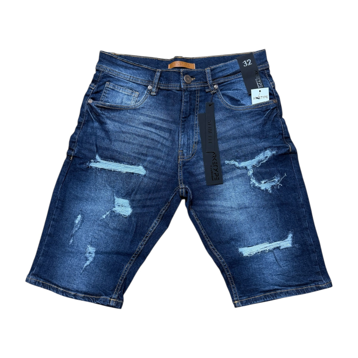 SC01 - Core Ripped Urban Slim-Fit Stretch Shorts
