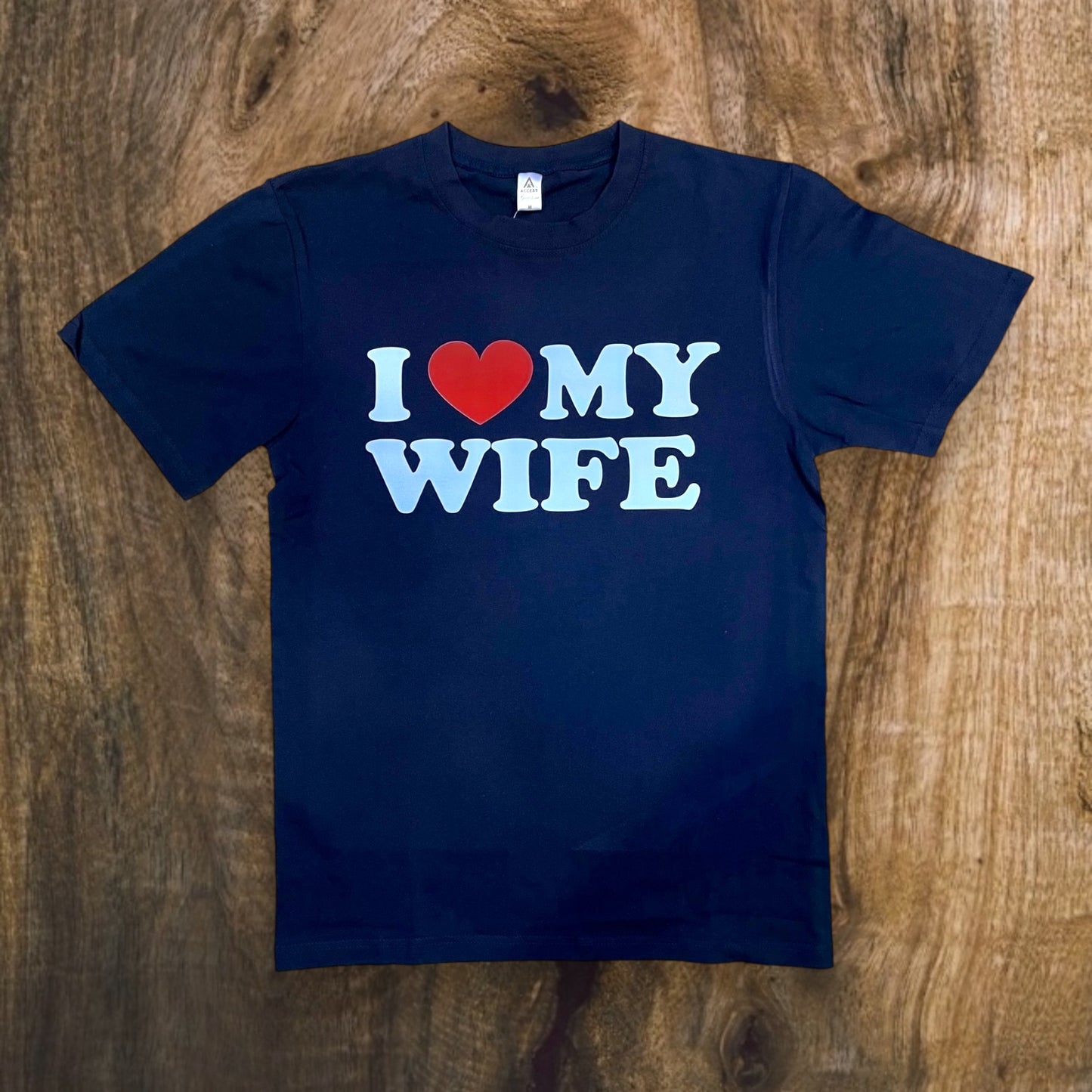 JC012225 - I Love My Wife Regular-Fit Graphic T-Shirt