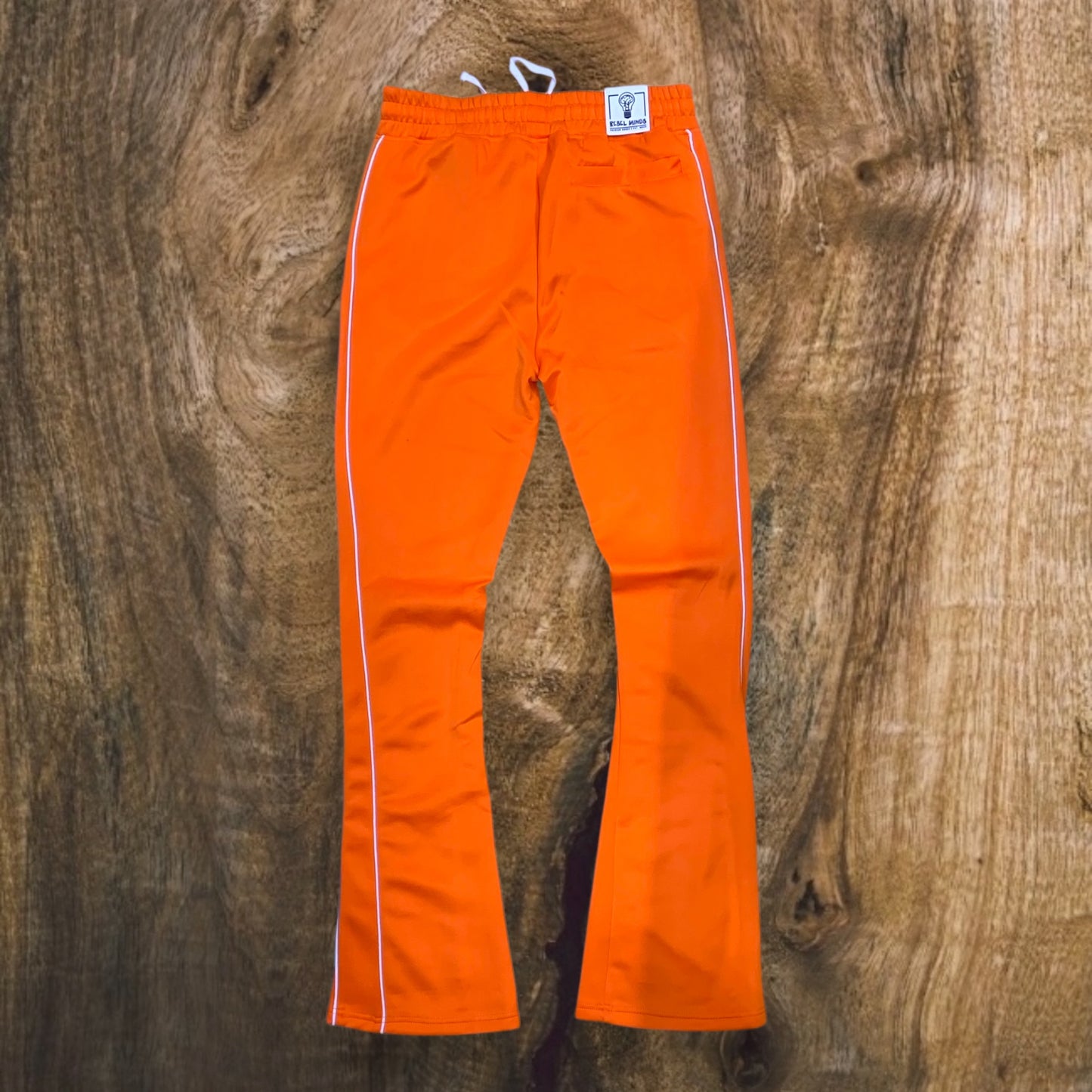 100-470 - Track Stacked Fit Pants (Orange)