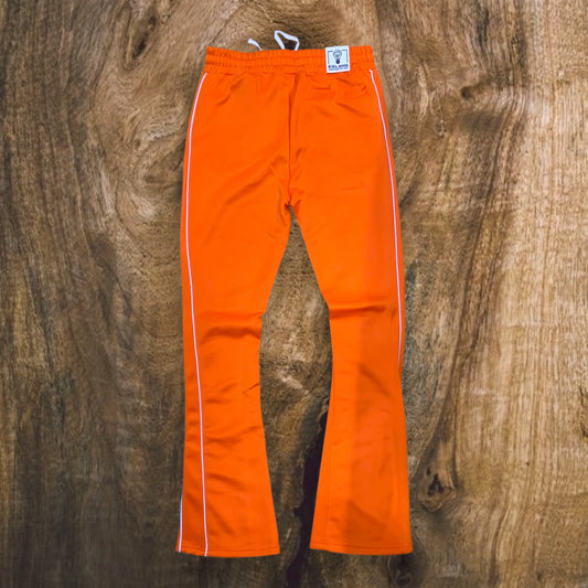 100-470 - Track Stacked Fit Pants (Orange)