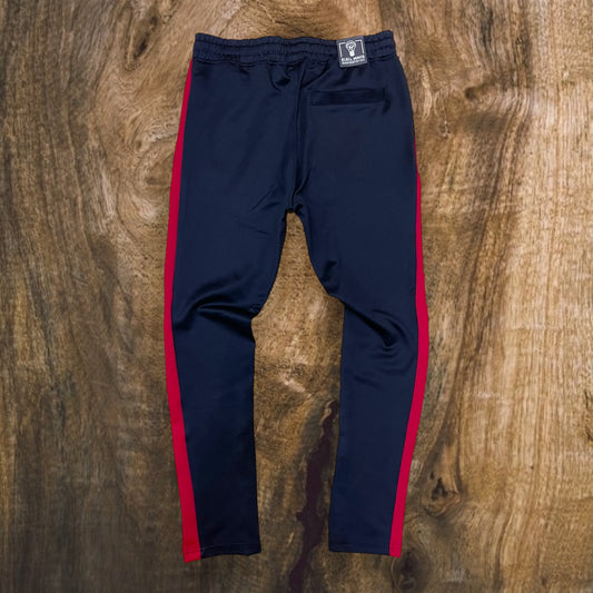 100-401 - Men's Track Pants (Black/Red)