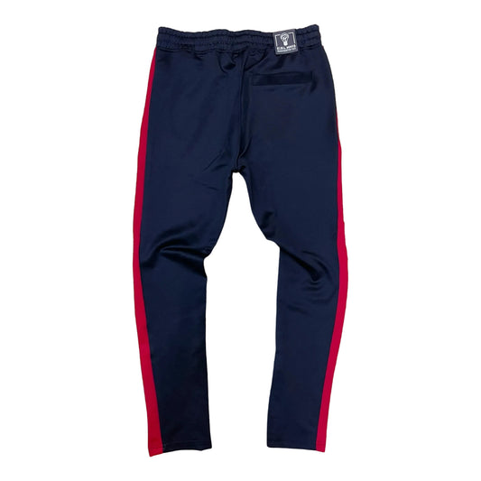 100-401 - Men's Track Pants (Black/Red)