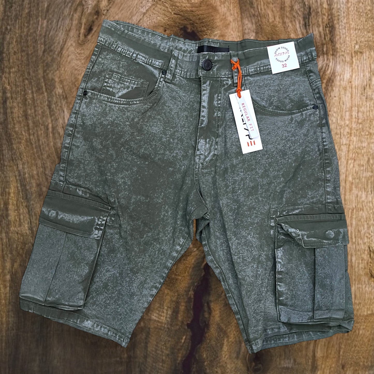 S519 - Twill Cargo Stretch Shorts