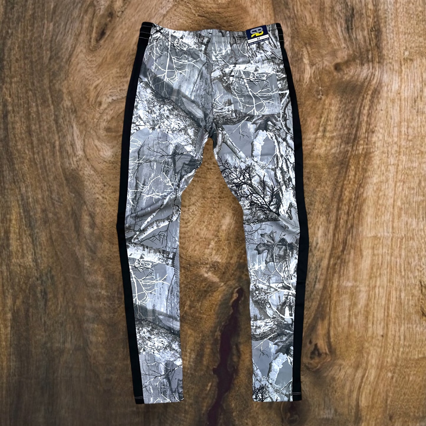 6600 - Skinny Fit Tricot Camo Track Pants
