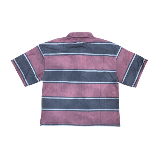 WH-CP1667 - Saint Dept Stripe with Studs Polo Boxy Shirt