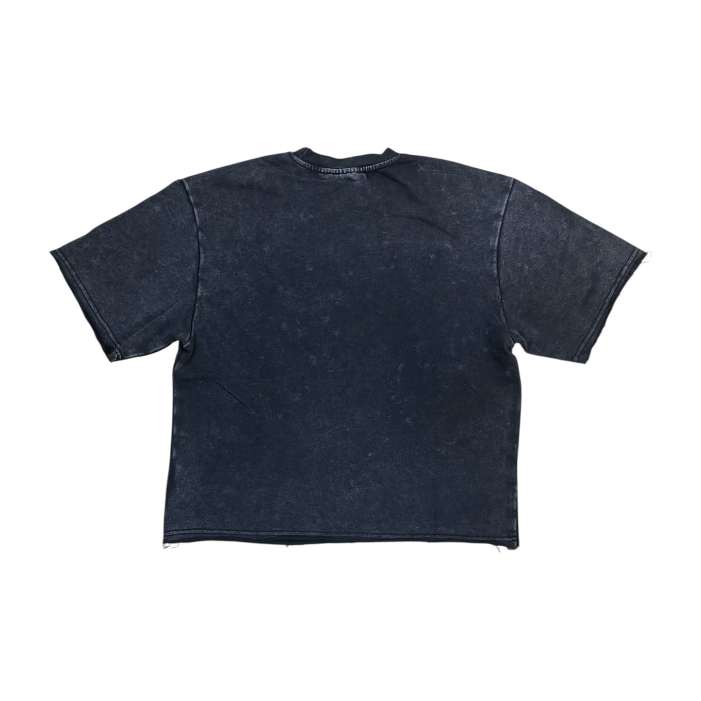 610-11143 - Blessed Jesus Digital Cropped with Rhinestone Graphic T-Shirt