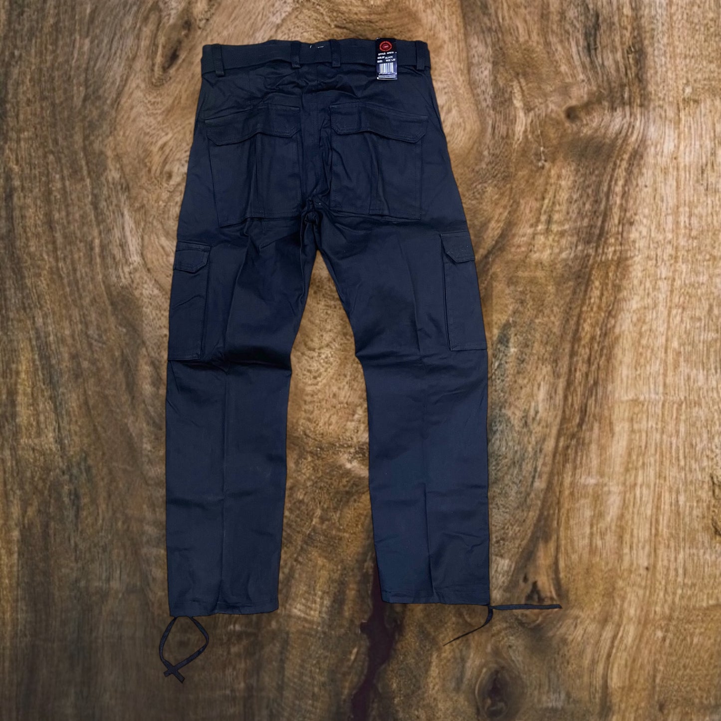 KP610 - Basic Twill Cargo Pocket Straight-Fit Pants