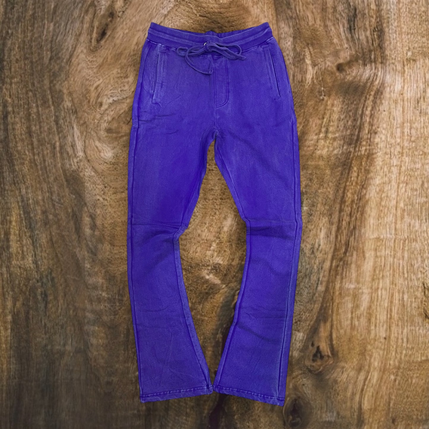 341-401 - Acid Washed Fleece Stacked (Purple)