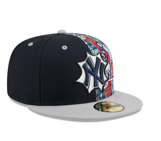 60693016 - New York Yankees WKND Navy/Grey 59FIFTY Fitted