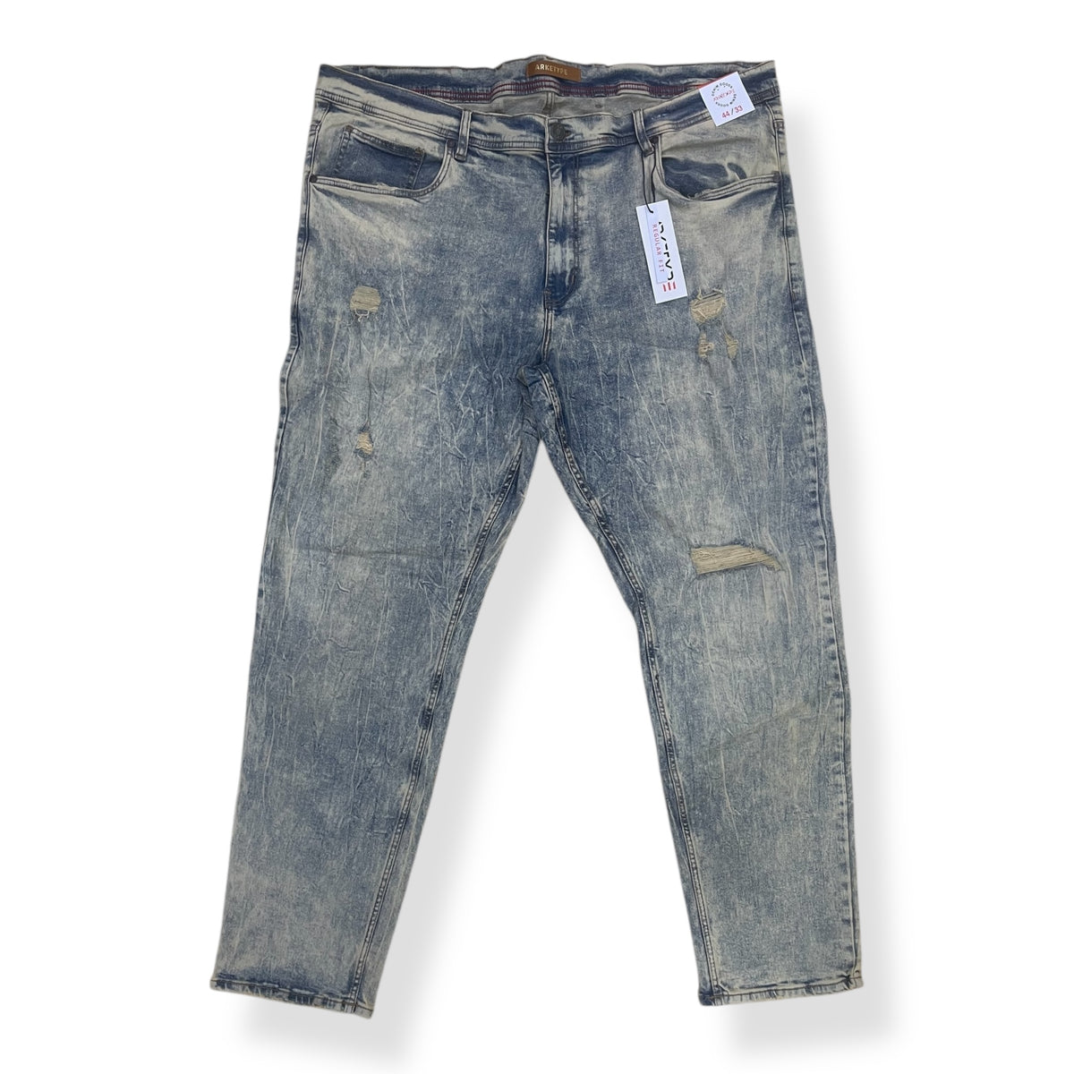 P561X - Big Men's Vital Ripped Slim-Fit Stretch Jeans