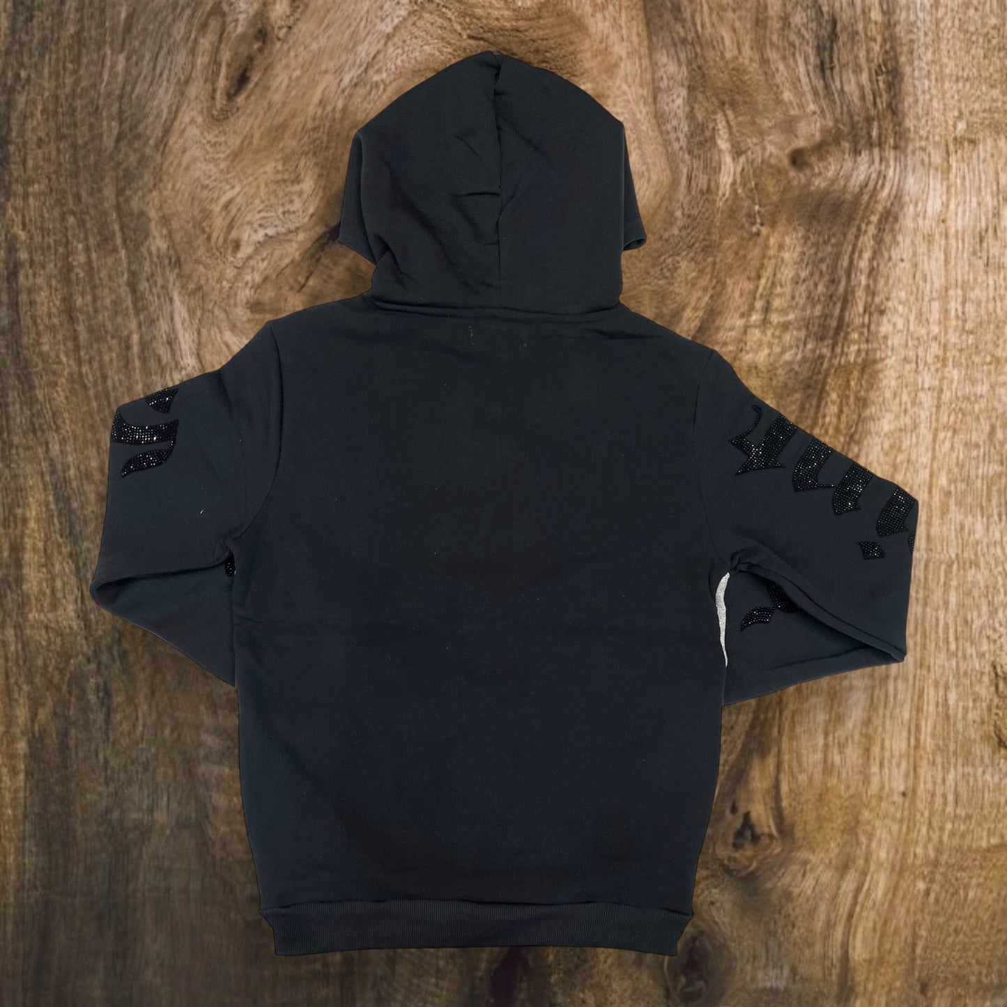 FB2554 - Sinner Rhinestone Tapestry Graphic Hoodie