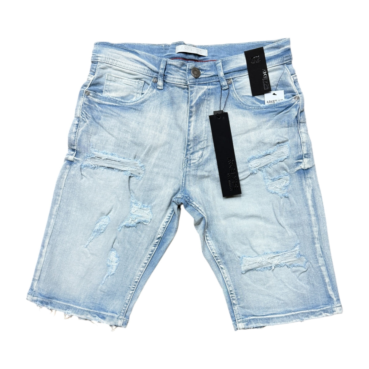 SC01 - Core Ripped Urban Slim-Fit Stretch Shorts