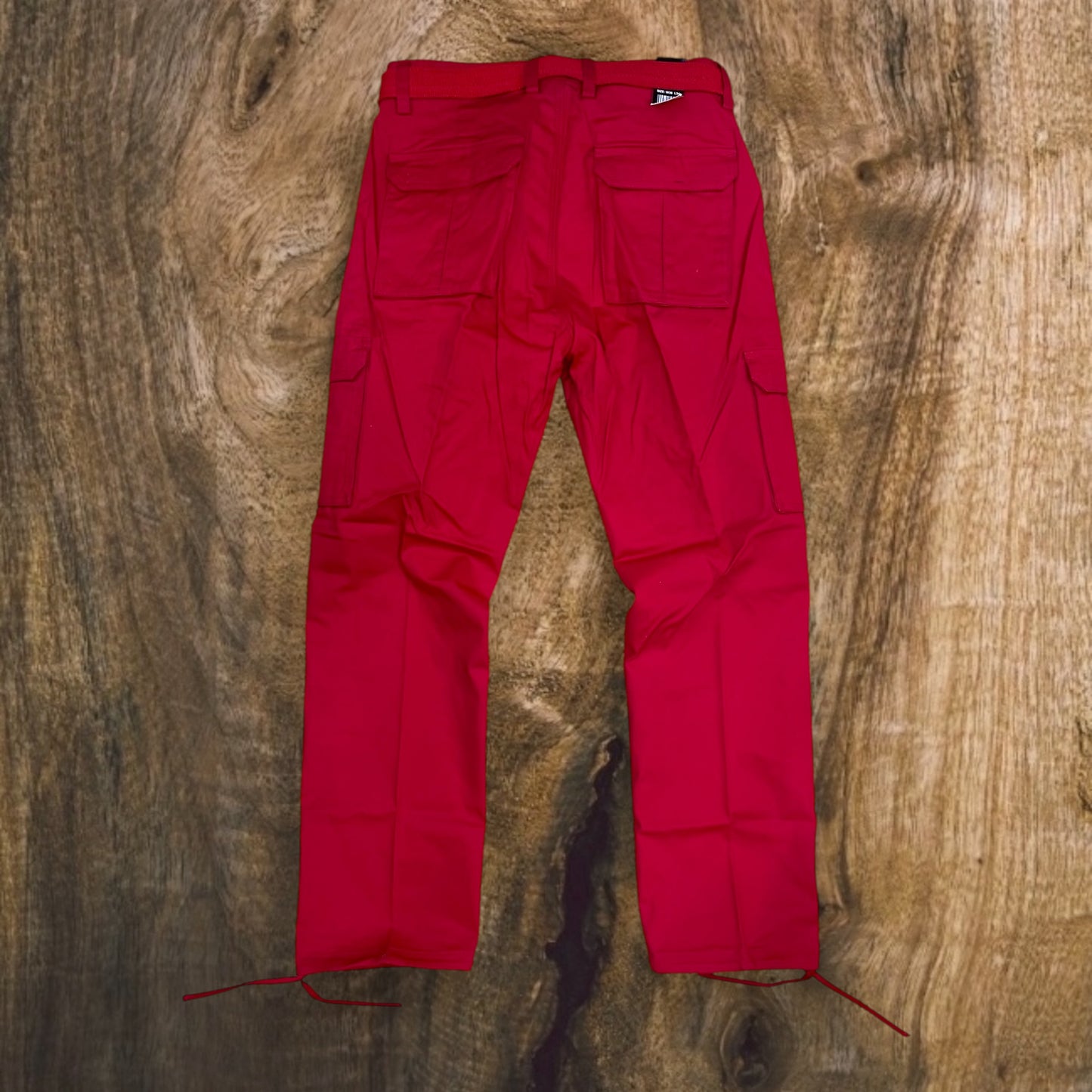 KP610 - Basic Twill Cargo Pocket Straight-Fit Pants