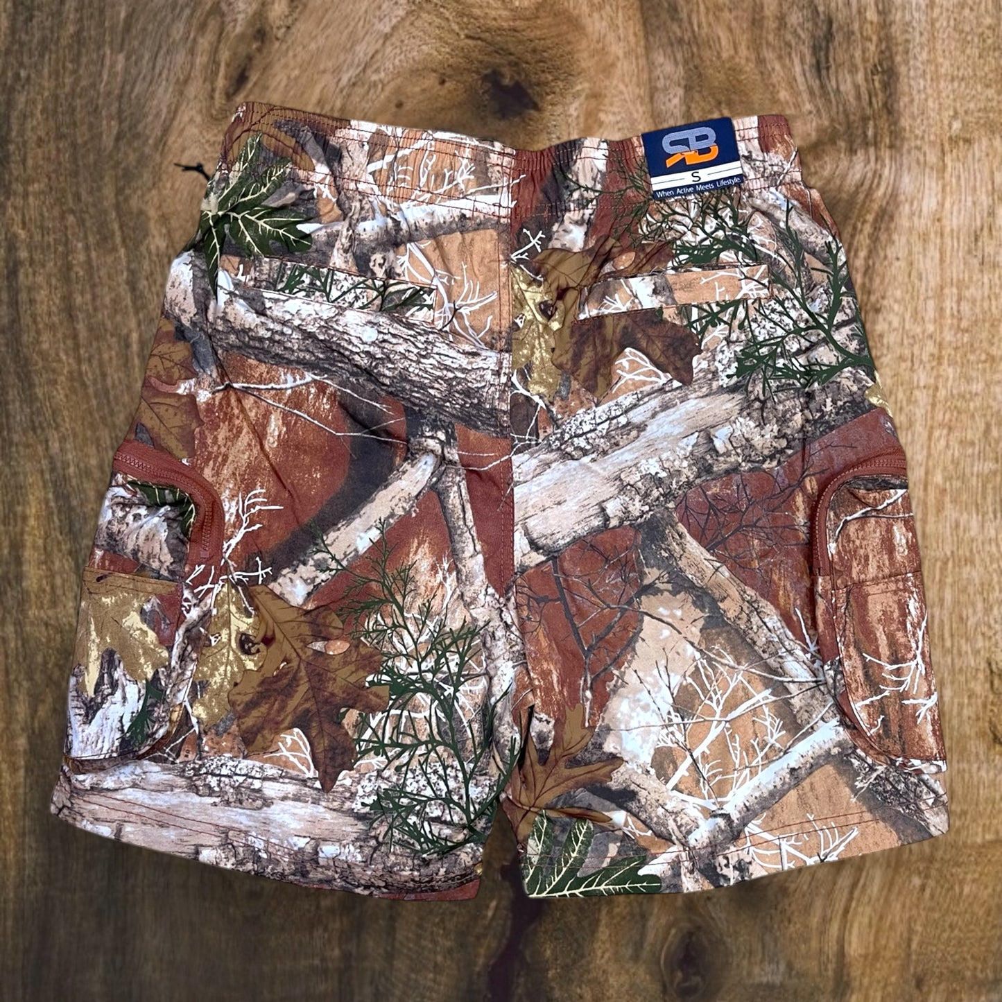 92304 - Men's Nylon Tree Camo Cargo Shorts