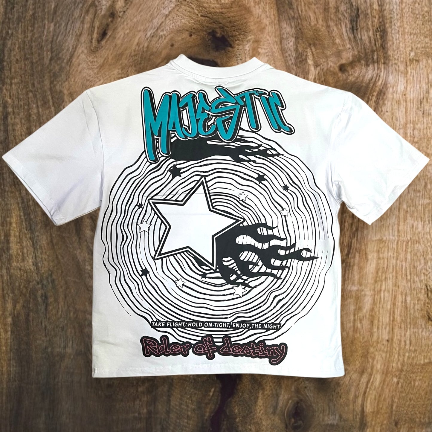 T2511 - Majestic The World is Yours Drop Shoulder T-Shirt