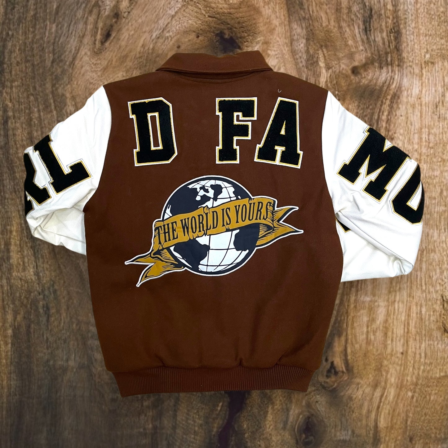 DF5400 - World Famous Varsity Jacket (Brown)
