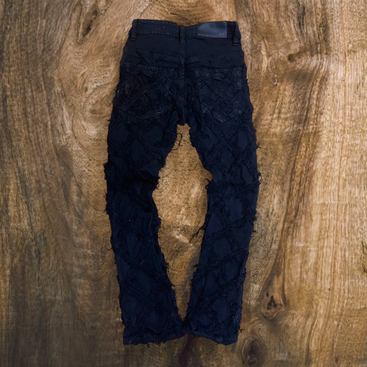 P525K - Boy's/Kids Cross Roads Stacked Flare Jeans