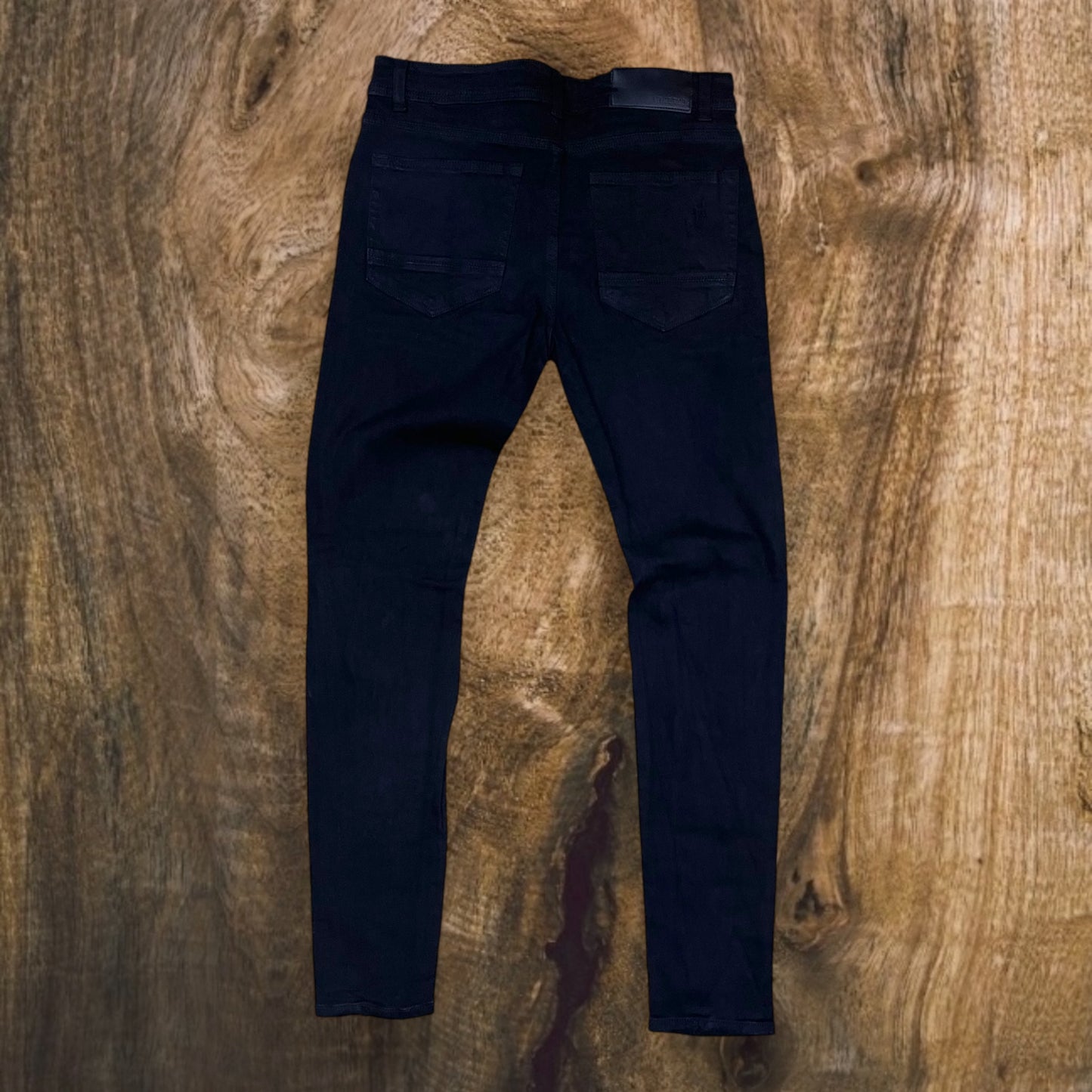 P401 - Bolt Ripped Slim-Fit Stretch Jeans