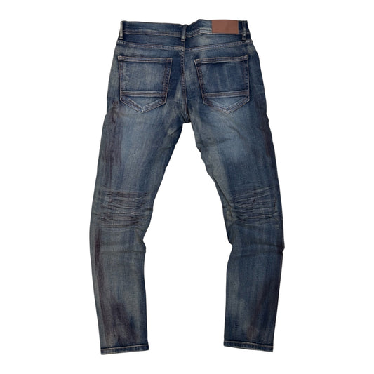 WH-P611 - Revival Ripped Slim-Fit Stretch Jeans