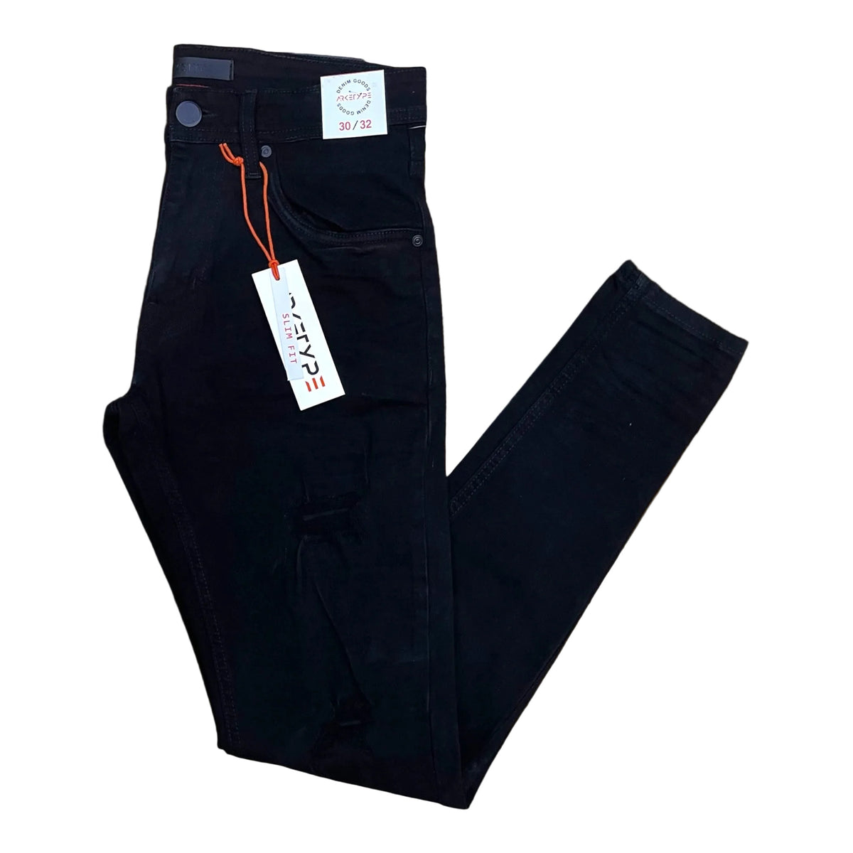 P503 - Twill Ripped Slim-Fit Stretch Jeans