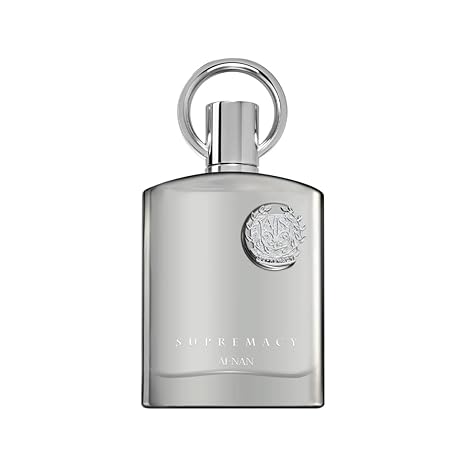 Afnan Supremacy Silver Eau de Parfum for Men, 3.4 Fl. Oz