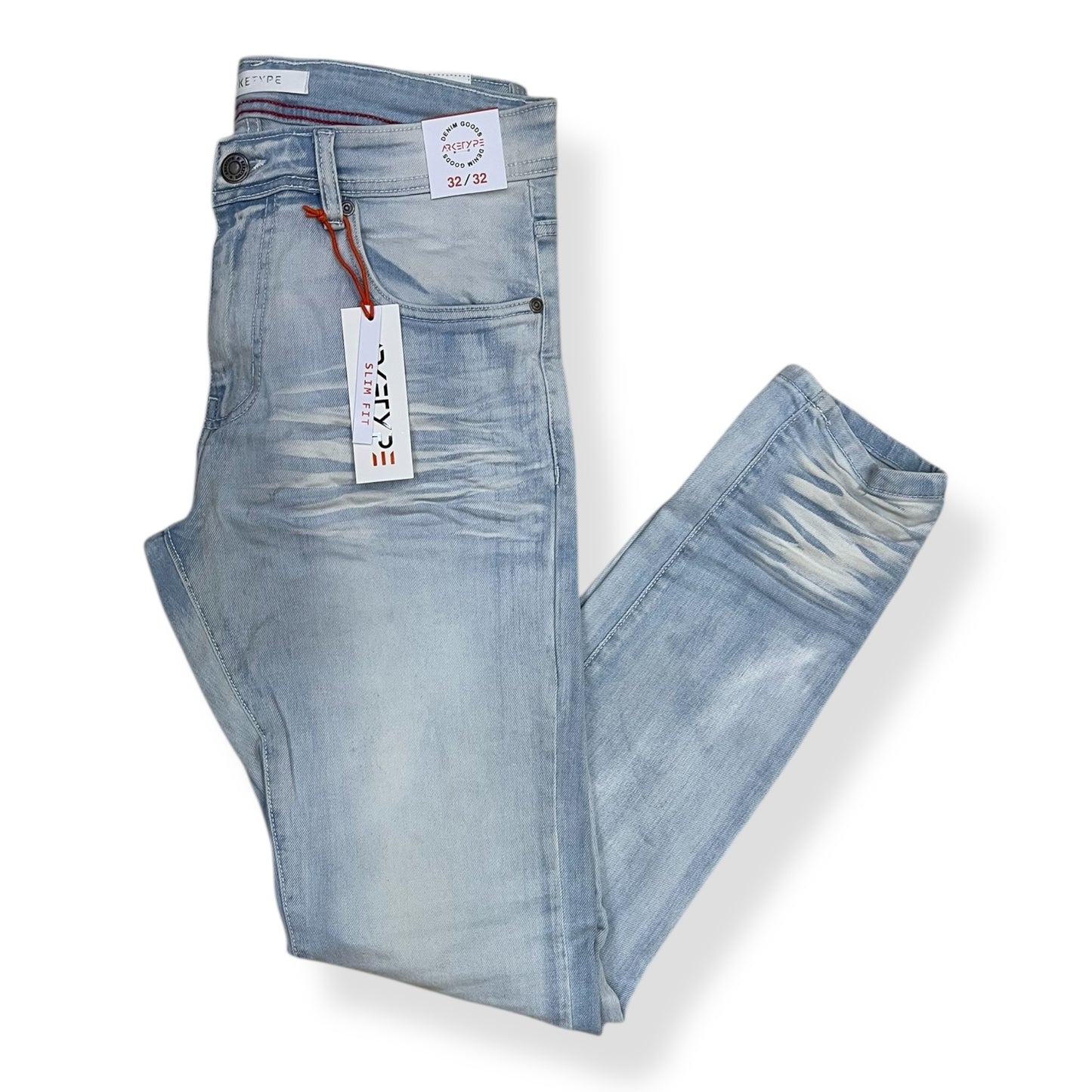 PC05 - Core Washed Clean Look Slim-Fit Stretch Jeans