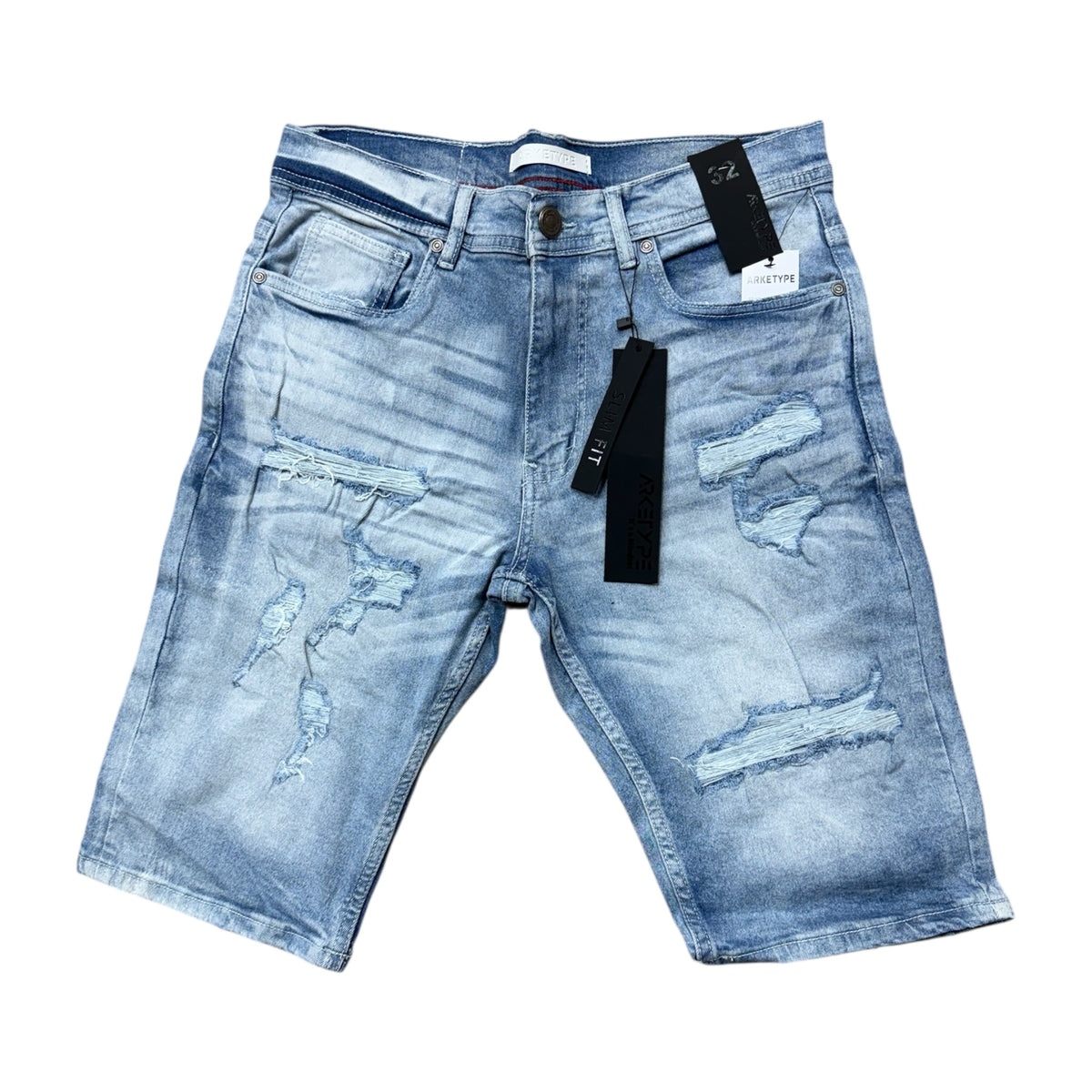 SC01 - Core Ripped Urban Slim-Fit Stretch Shorts