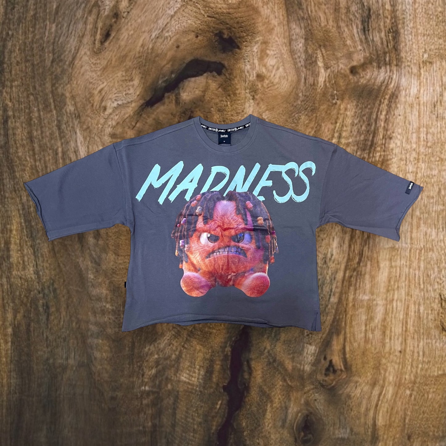 SW5120 - Madness Graphic Cropped Top T-Shirt