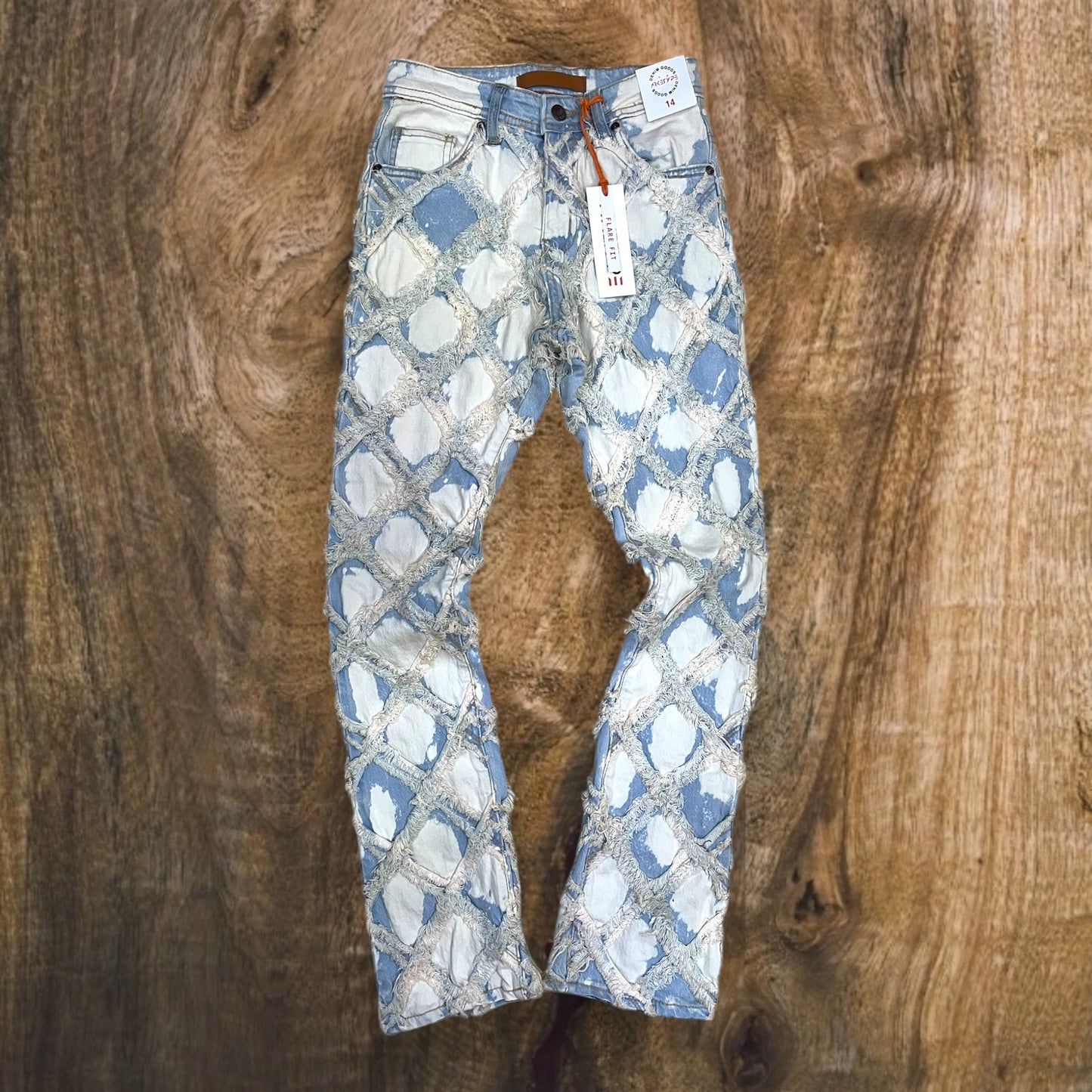P525K - Boy's/Kids Cross Roads Stacked Flare Jeans
