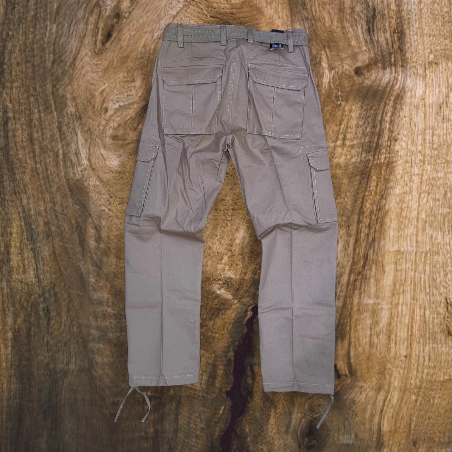 KP610 - Basic Twill Cargo Pocket Straight-Fit Pants