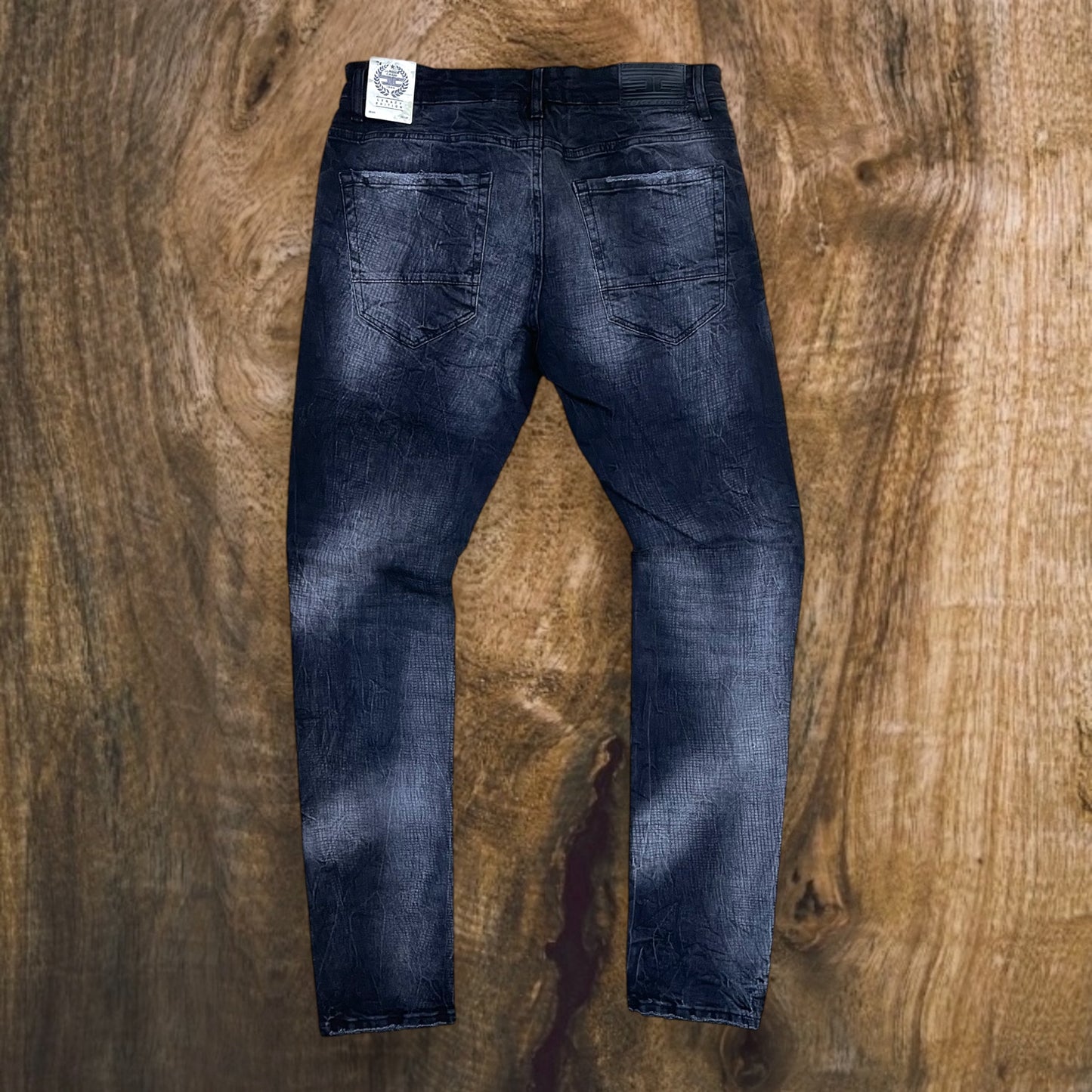 JS1222 - Sprayed on Mesh Slim-Fit Stretch Jeans
