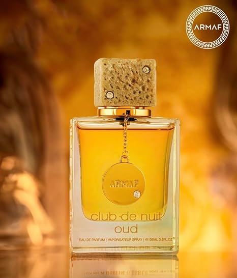 Armaf Club De Nuit Oud Eau de Parfum Spray for Unisex, 3.6 Ounce