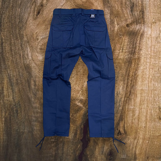 KP610 - Basic Twill Cargo Pocket Straight-Fit Pants
