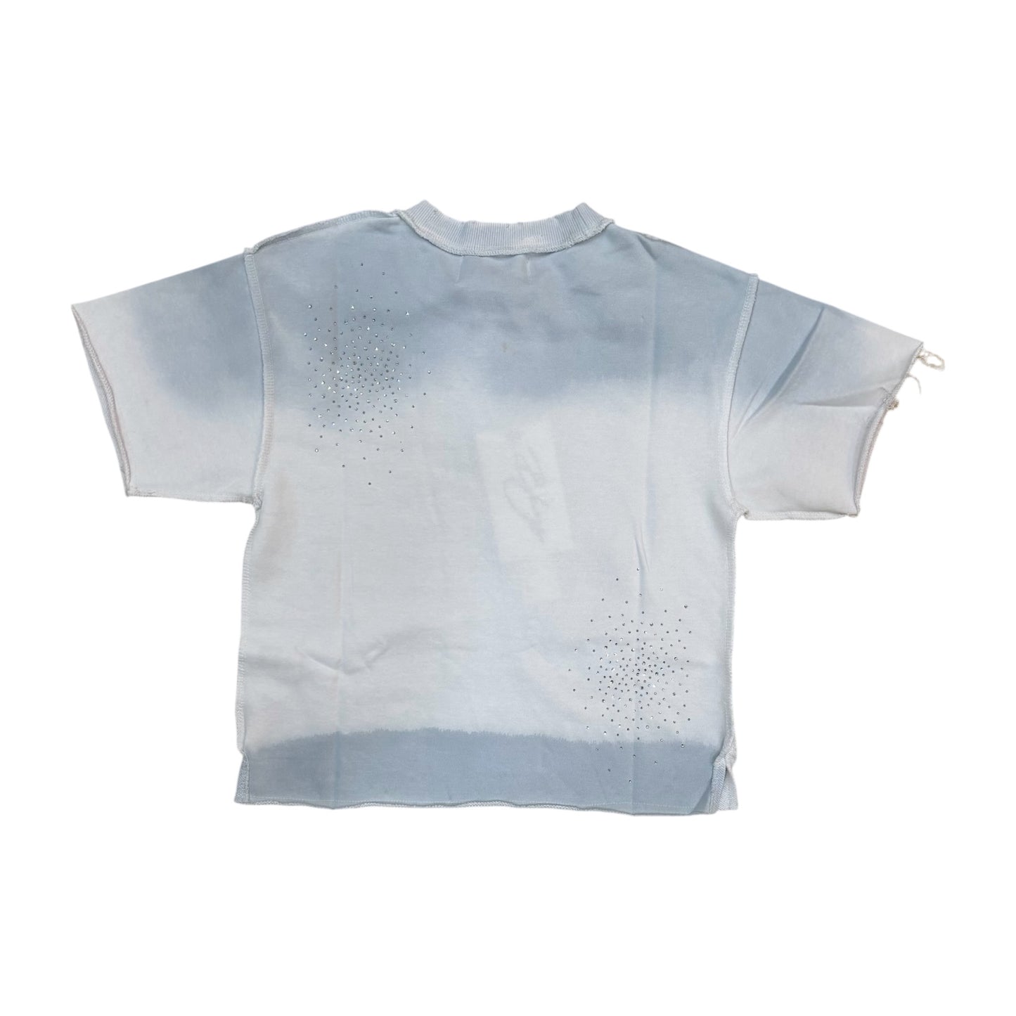 T1656B - Boy's/Kid's Paradise Hustle with Rhinestones Crop T-Shirt
